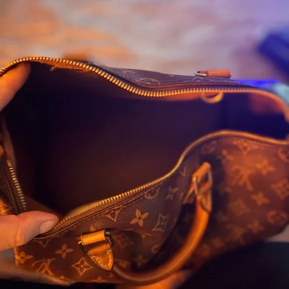 Louis Vuitton Brown and Tan Monogram Bag - Picture 9 of 16